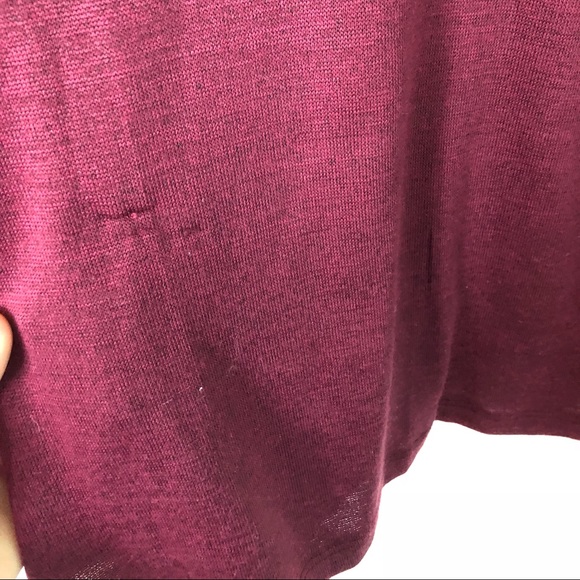 Wine 🍷 colored bell sleeve top - Picture 6 of 8